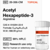 Acetyl Hexapeptide-3 (Argireline) 200mg (Topical)