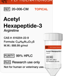 Acetyl Hexapeptide-3 (Argireline) 200mg (Topical)