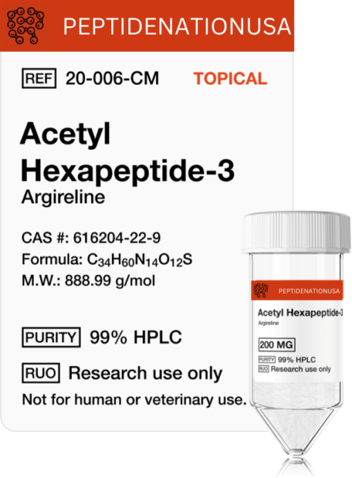 Acetyl Hexapeptide-3 (Argireline) 200mg (Topical)