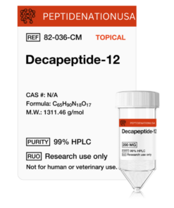 Decapeptide-12 (Topical)