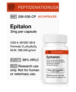 Epitalon 3mg (60 capsules) (Telomere Length)