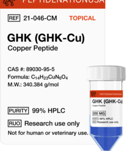 GHK (GHK-Cu) 200mg Copper Peptide (Twist Off Cap)