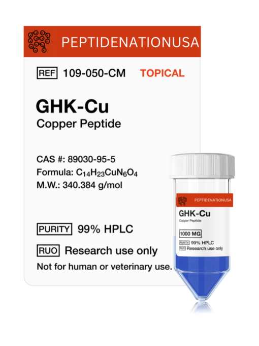GHK-Cu 1gram (Copper Peptide) (1000mg) (Topical)