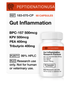 Gut Inflammation (60 Capsules) (Stable BPC-157, KPV, PEA, Tributyrin) FREE Shipping
